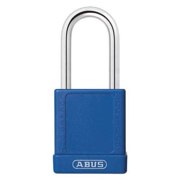 Lockout Padlock, KD, Blue, 1-3/4