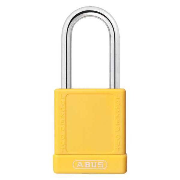 Lockout Padlock, KD, Yellow, 1-3/4