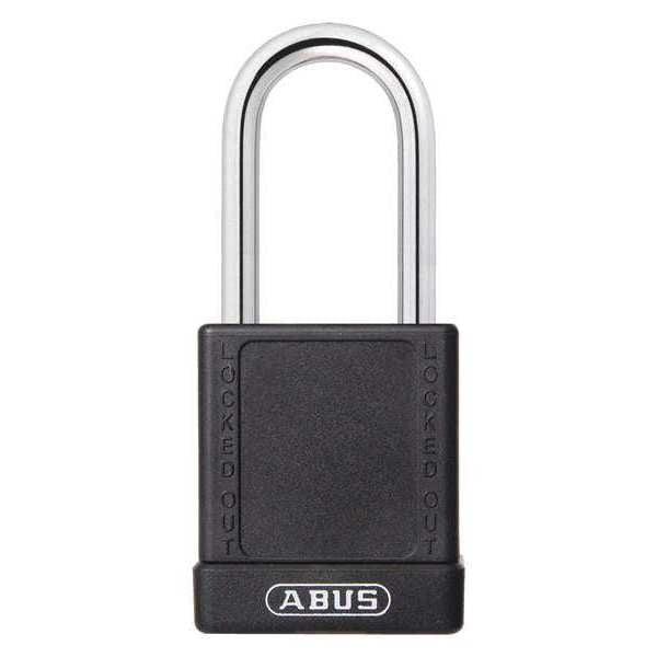 Lockout Padlock, KD, Black, 1-3/4