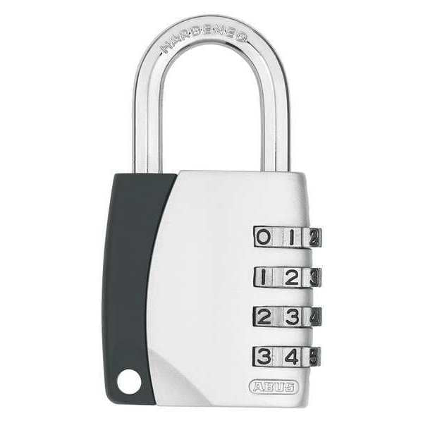 Combination Padlock, Side, Silver