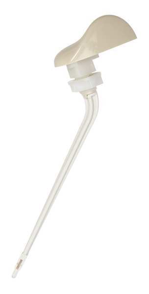 Trip Lever, Toilet, Plastic, Bone