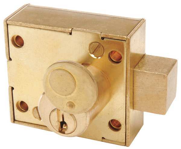 Enclosure Lock, Pin, Raw Brass