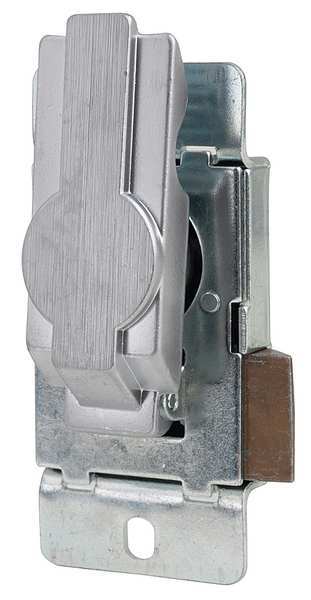Enclosure Lock, Disc, Dull Chrome, Opens With: Handle