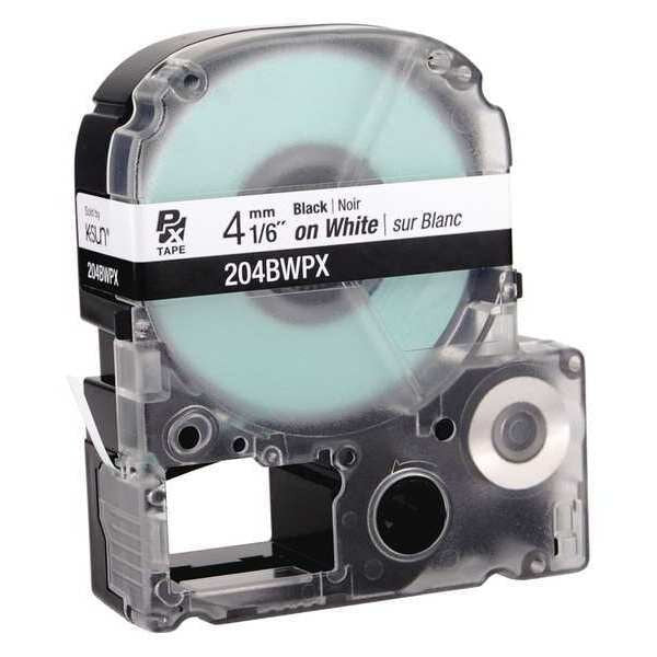 Cartridge Label, 1/6 in. W, Blk on White