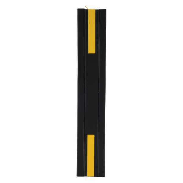 Column Protector, Blck, 72inH, 17inW, Square