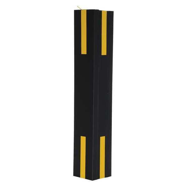 Column Protector, Blck, 72inH, 15inW, I-Beam