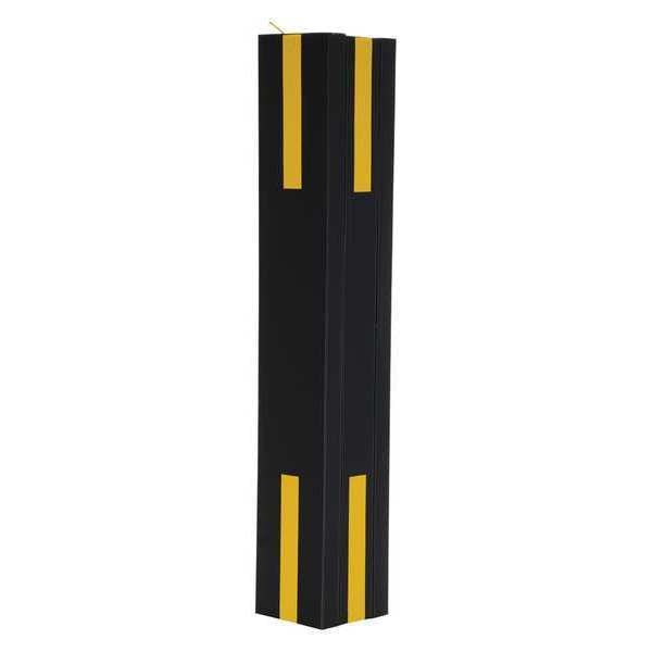 Column Protector, Blck, 72inH, 11inW, I-Beam