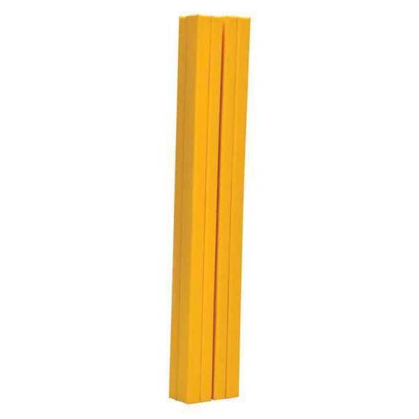 Column Protector, Yllw, 72inH, 13inW, I-Beam