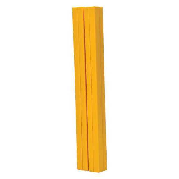 Column Protector, Yllw, 36inH, 15inW, Square