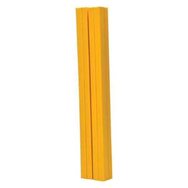 Column Protector, Yllw, 36inH, 15inW, I-Beam