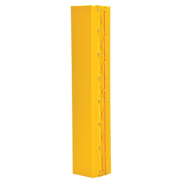 Column Protector, Yllw, 72inH, 15inW, Square