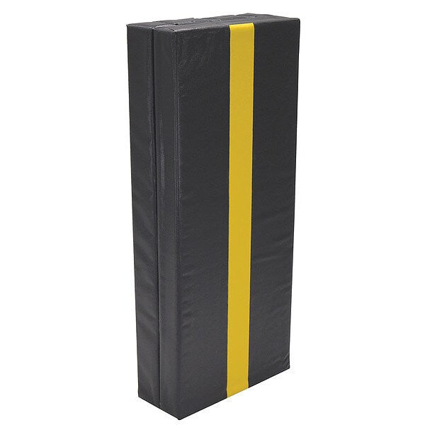 Column Protector, Blck, 36inH, 18inW, I-Beam