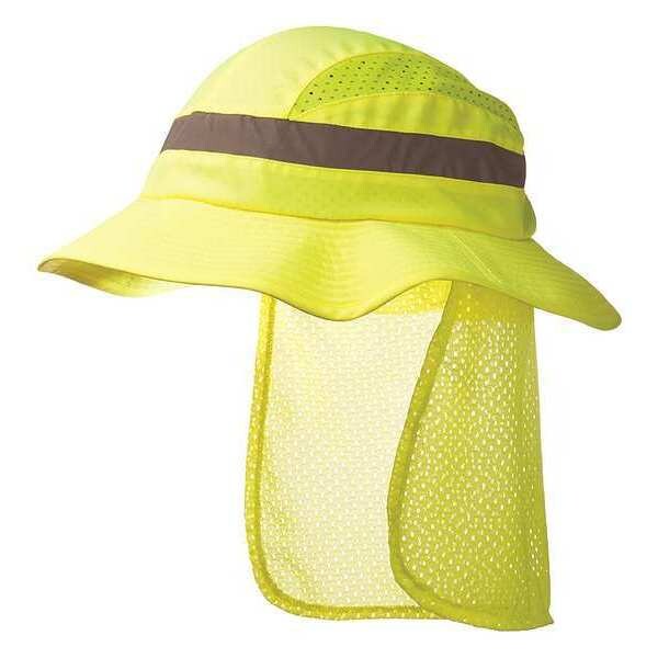 Bump Cap, Yllw, Full Brim, 7 to 7-3/4 Fits