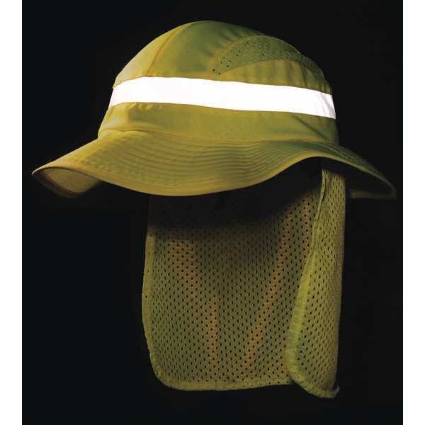 Bump Cap, Yllw, Full Brim, 7 to 7-3/4 Fits