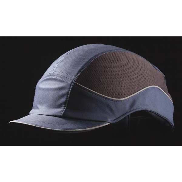 Bump Cap, Navy, Short Brim, 7 to 7-3/4 Fits