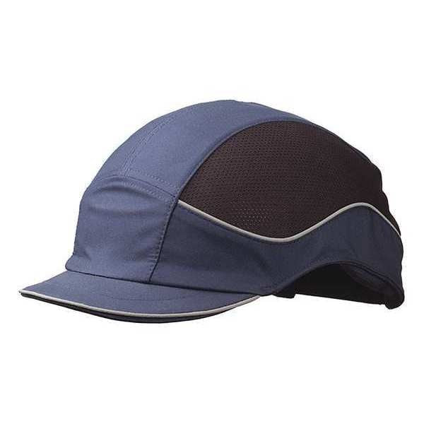 Bump Cap, Navy, Short Brim, 7 to 7-3/4 Fits