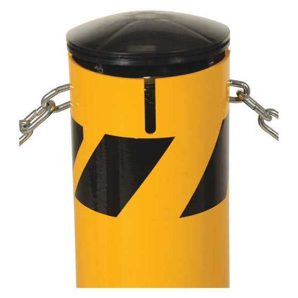 Bollard, 8 in. L, 24-3/16 in. H, 31 lb.