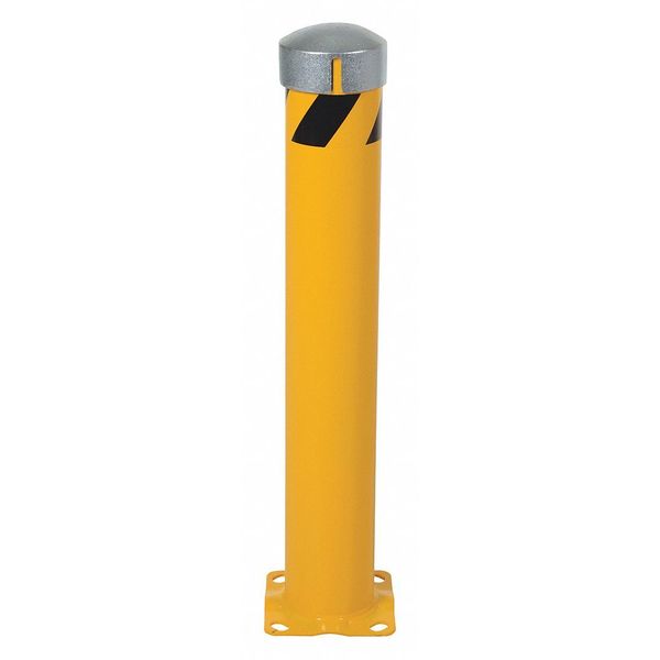 Bollard, 8 in. L, 36 in. H, 58 lb.