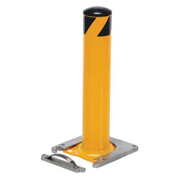 Bollard, 10-1/4 in. L, 24 in. H, 36 lb.