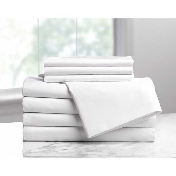 Flat Sheet, XL Full Size, 120 in. L, PK6