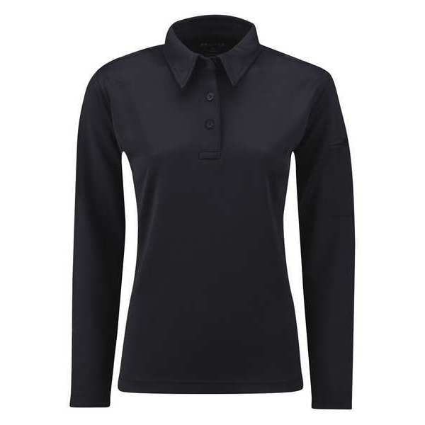 Long Sleeve Polo, XL, LAPD Navy, Womens