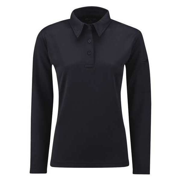 Long Sleeve Polo, M, LAPD Navy, Womens