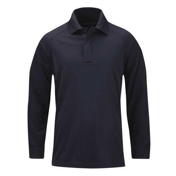 Long Sleeve Polo, 5XL, LAPD Navy