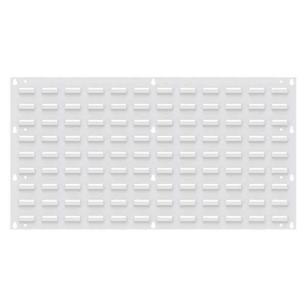 Steel Louvered Panel, 36 in W x 5/16 in D x 20 in H, White