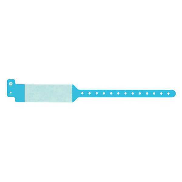 ID Wristband, Cover Seal, Blue, PK500