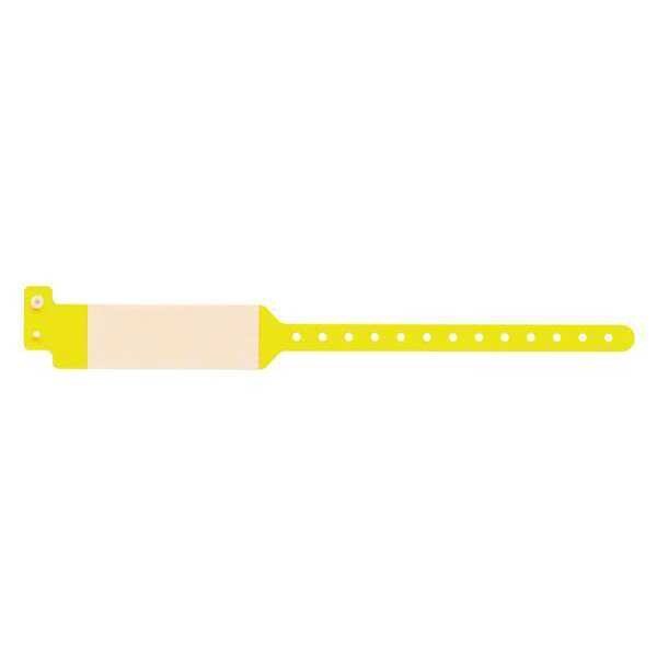 ID Wristband, Cover Seal, Yellow, PK500