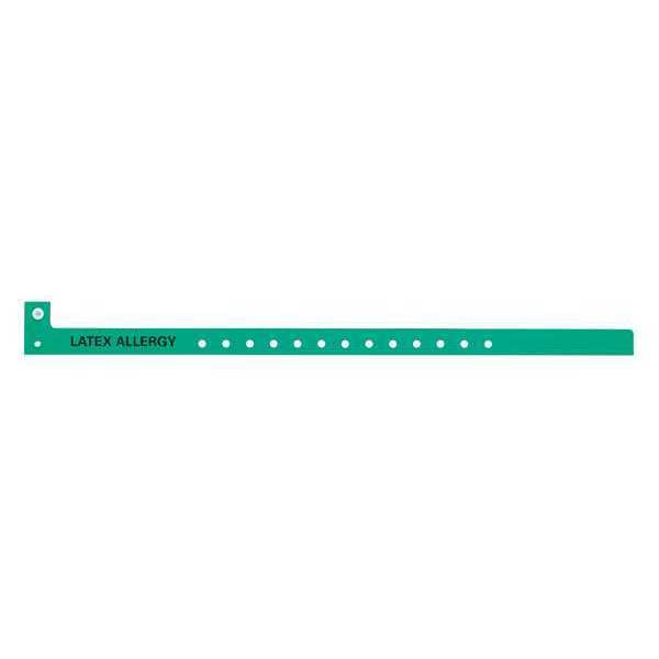 ID Wristband, Plastic, Latex Allergy, PK500
