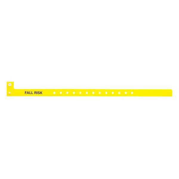 ID Wristband, 12-7/8 in L, Fall Risk, PK500