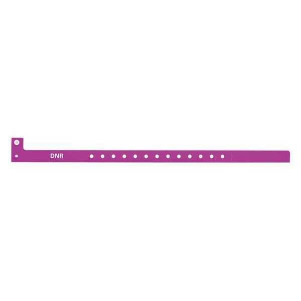 ID Wristband, 12-7/8 in. L, DNR, PK500