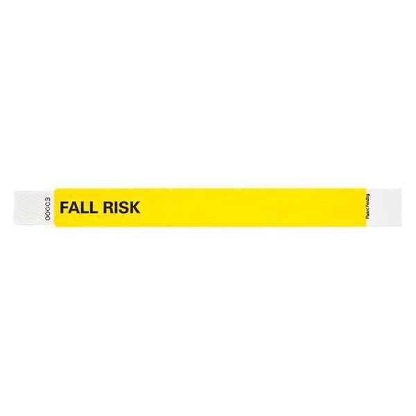 ID Wristband, 1 in. W, Fall Risk, PK500