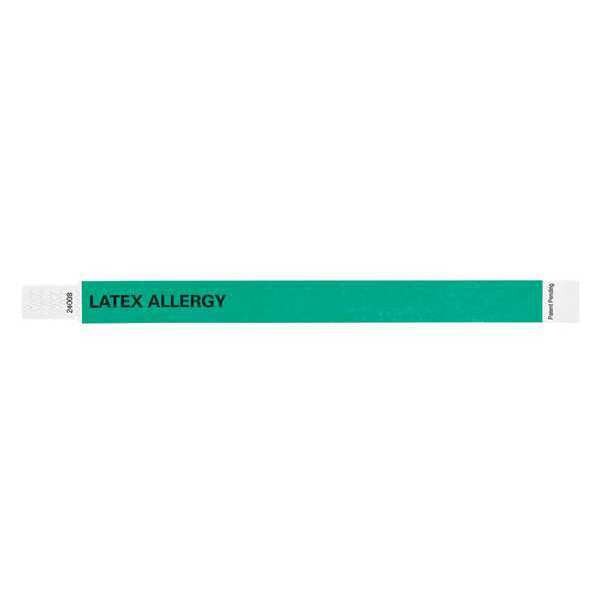 ID Wristband, Tyvek, Latex Allergy, PK500