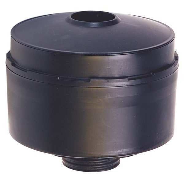 Gas Mask Canister, CN, CS, P100, Black, 6 PK, NIOSH