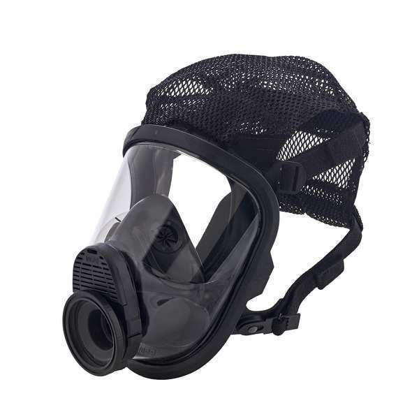 Full Face Respirator, L, Bayonet, Silicone