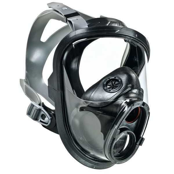 Full Face Respirator, S, Bayonet, Hycar