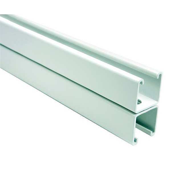 Strut Chan, 3ft.L, Wht Paintd Steel, 12 ga.