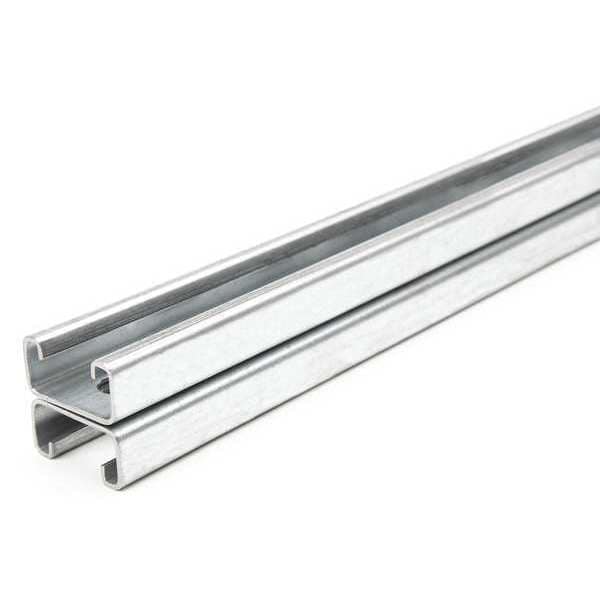 Strut Chan, 10 ft. L, Half Slotted, 14 ga.