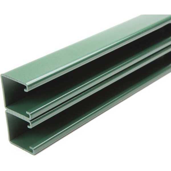 Strut Chan, 10ft.L, Solid, Grn Paintd Steel