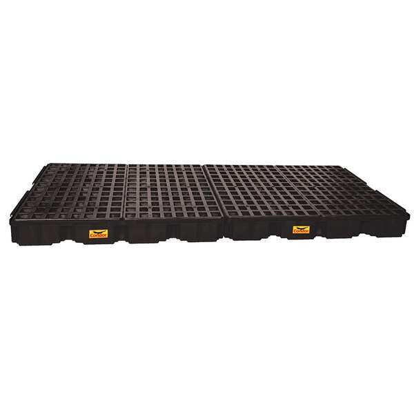Drum Spill Containment Platform, 121 gal Spill Capacity, 8 Drum, 10,000 lb., Polyethylene