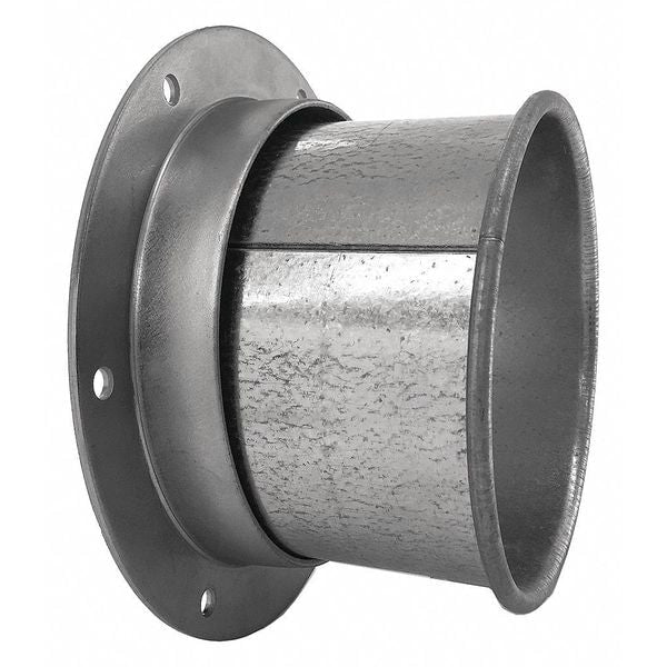 Round Angle Flange Adapter, 14 in Duct Dia, 304 Stainless Steel, 20 GA, 17 1/4 in W, 5