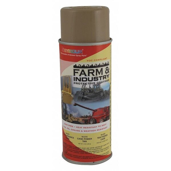Rust Preventative Spray Paint, Tan, High-Gloss, 12 oz
