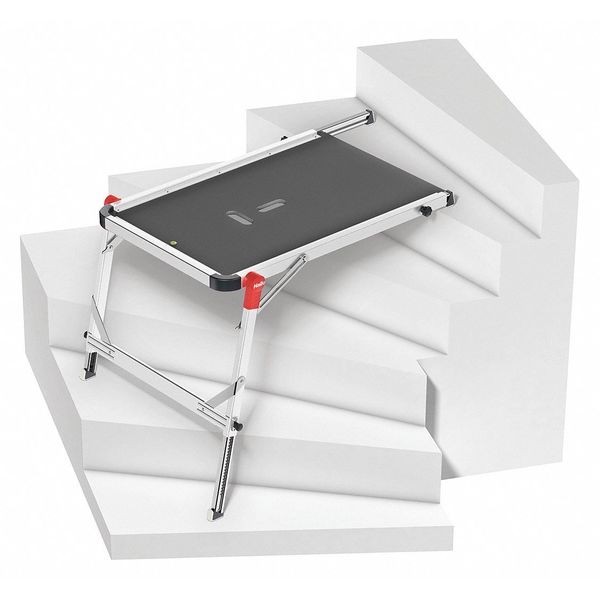 Ladder Platform, 330 lb. Ld Cap., Aluminum