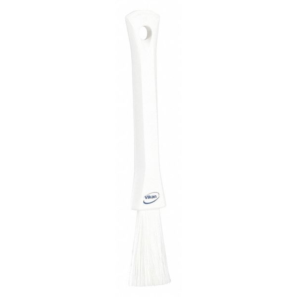 1 13/16 in W Detail Brush, Soft, 5 51/64 in L Handle, 8 5/64 in L Brush, White, Plastic