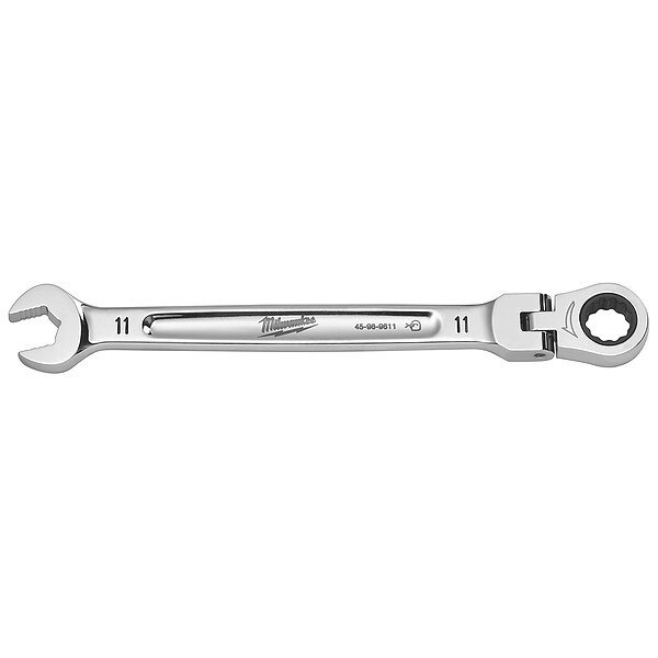 11mm Metric Flex Head Ratcheting Combination Wrench