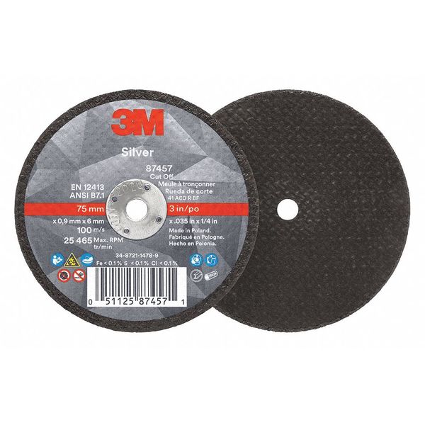 Abrasive Cut-Off Wheel, 100 Grit, 3
