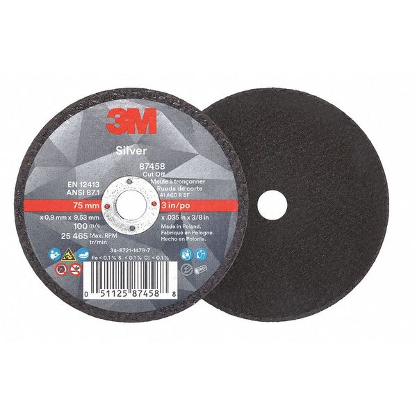Abrasive Cut-Off Wheel, 100 Grit, 3