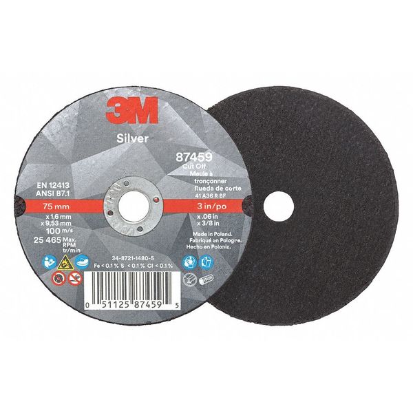 Abrasive Cut-Off Wheel, 100 Grit, 3
